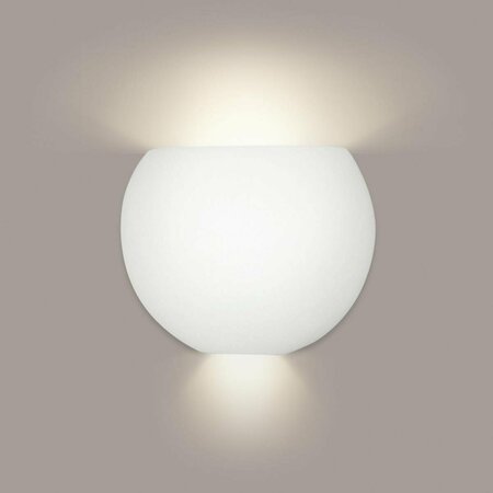 A19 LIGHTING Curacoa E26 Base Dimmable LED Wall Sconce, Bisque 1602-1LEDE26